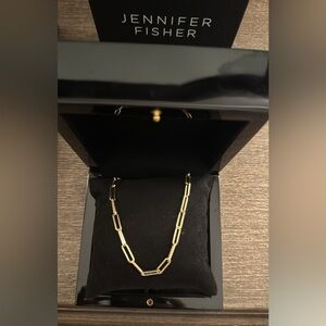 14k, 20in Jennifer Fisher long link chain
